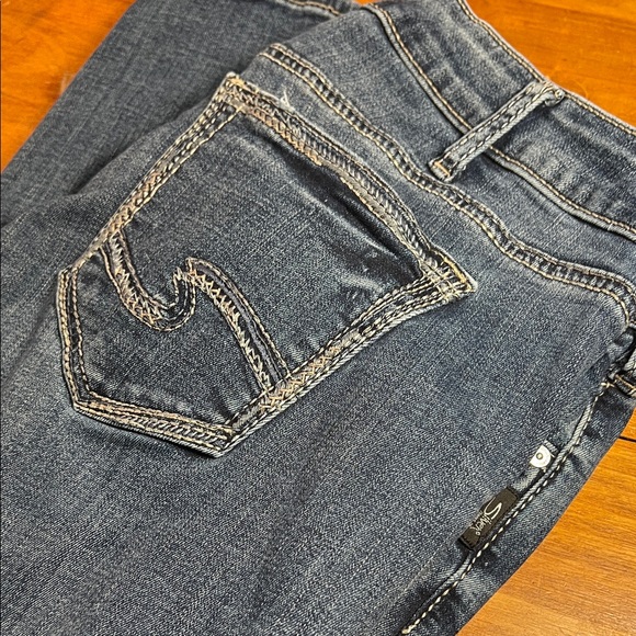 Silver Jeans Blue Girlfriend Jeans 34 W 29 L - Picture 8 of 8